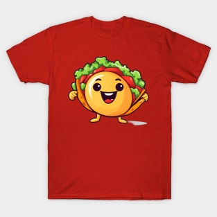 kawaii Taco T-Shirt cute potatofood funny T-Shirt